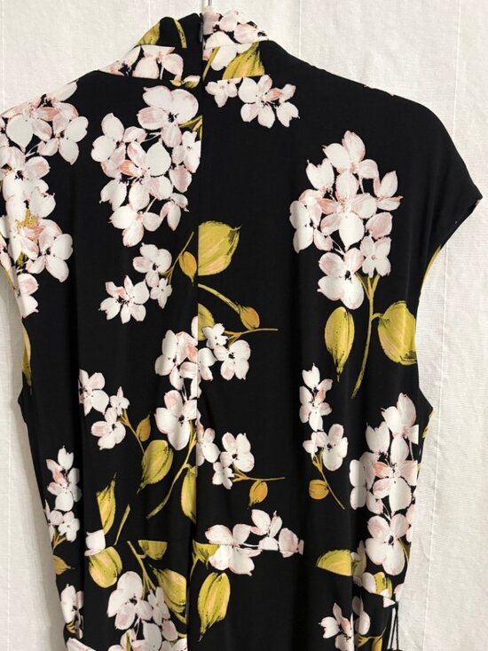 Floral Sleeveless Jersey Dress - Picture 5 of 5